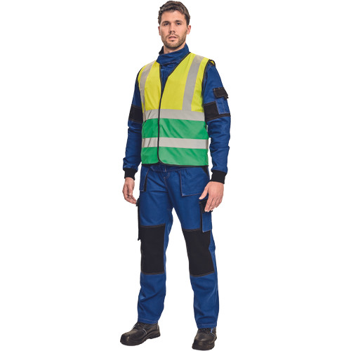 LYNX DUO HV mellény sárga/zöld 3XL