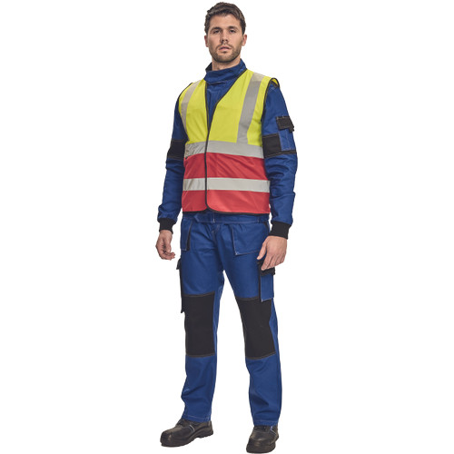 LYNX DUO HV mellény sárga/piros 3XL