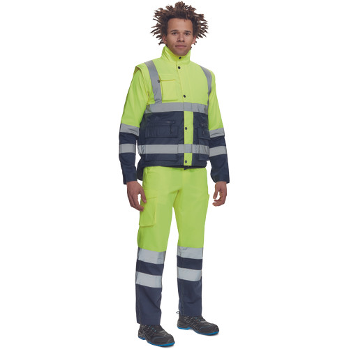 HELLIN HV mellény sárga/navy XXL