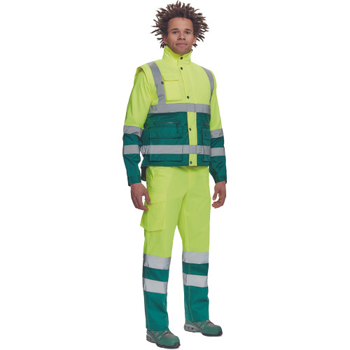 HELLIN HV mellény sárga/zöld 3XL