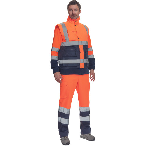 HELLIN HV mellény narancssárga/navy S