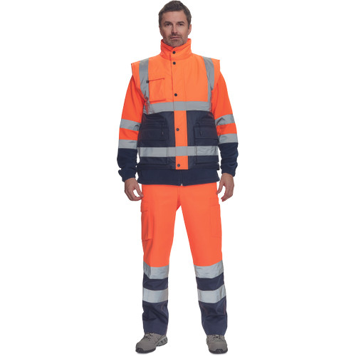 HELLIN HV mellény narancssárga/navy M