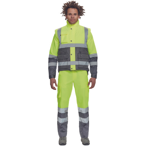 HELLIN HV mellény sárga/szürke 3XL