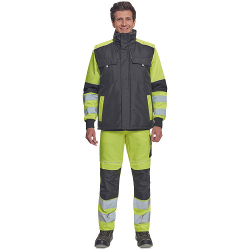 MAX VIVO mellény fekete/sárga S