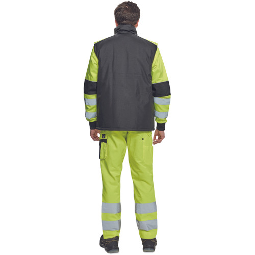 MAX VIVO mellény fekete/sárga 4XL