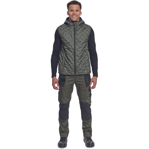 NEURUM Pehely mellény sötét olajzöld S