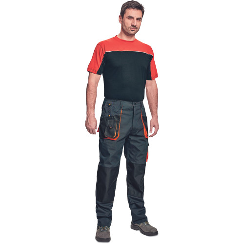 EMERTON póló fekete/szürke 3XL