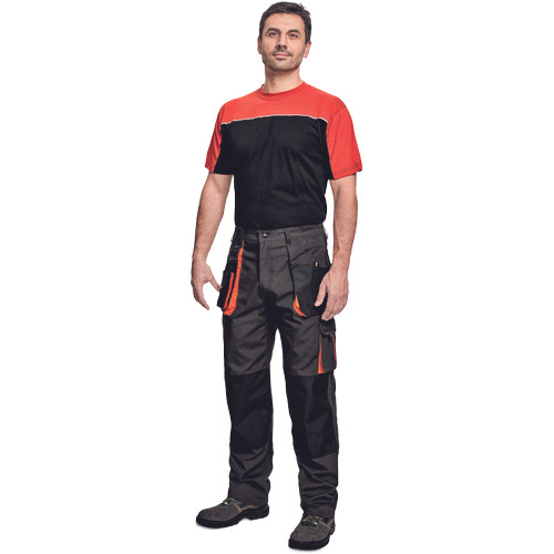 EMERTON póló fekete/szürke 3XL