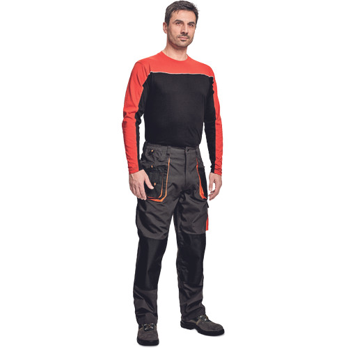 EMERTON hu. póló fekete-narancs S