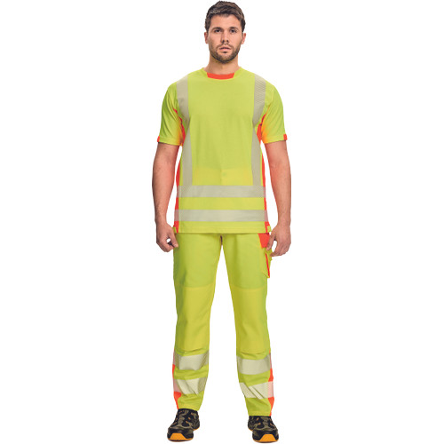 LATTON Hi-Vis póló sárga-narancs S
