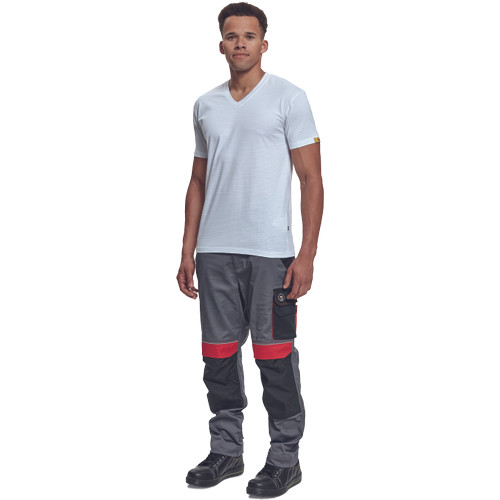 NOYO ESD V-póló fehér 3XL