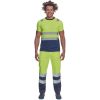MONZON Hi-Vis póló sárga-navy L