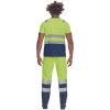 MONZON Hi-Vis póló sárga-navy 3XL