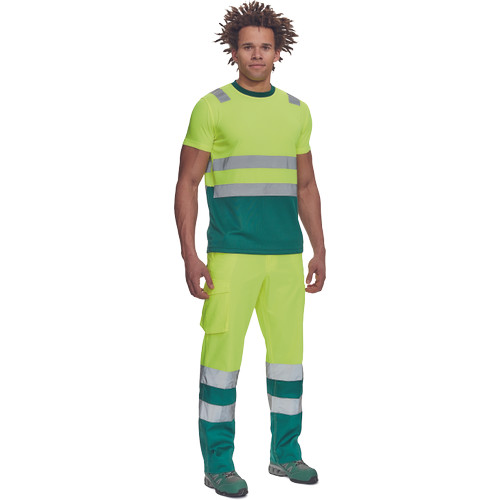 MONZON Hi-Vis póló sárga-zöld XL