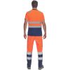 MONZON Hi-Vis póló narancs-navy 4XL