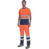 MONZON Hi-Vis póló narancs-navy 5XL