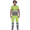 MONZON Hi-Vis póló sárga-szürke M