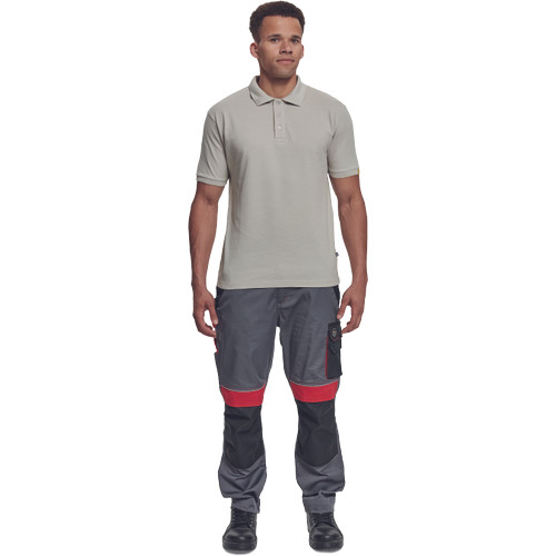 NOYO ESD tenisz póló szürke M