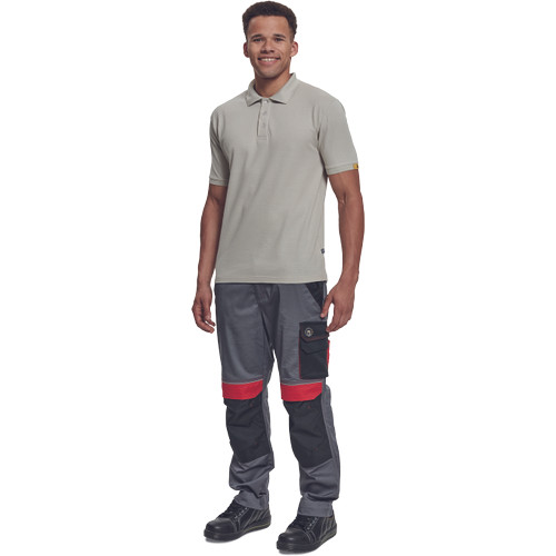 NOYO ESD tenisz póló szürke XL