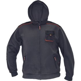 EMERTON kapucnis pulóver fekete XL