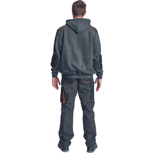 EMERTON kapucnis pulóver fekete 2XL