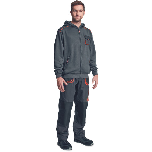 EMERTON kapucnis pulóver fekete 2XL