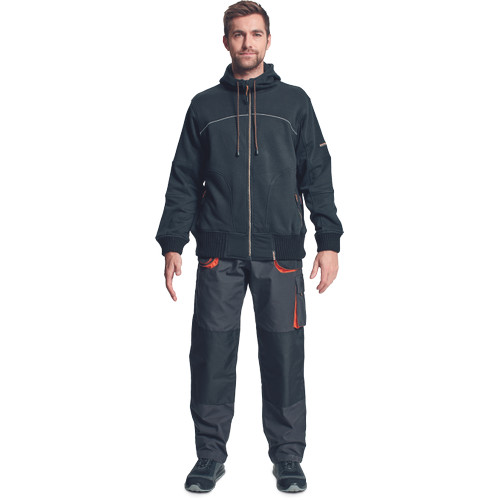 EMERTON NEW kapucnis pulóver fekete S