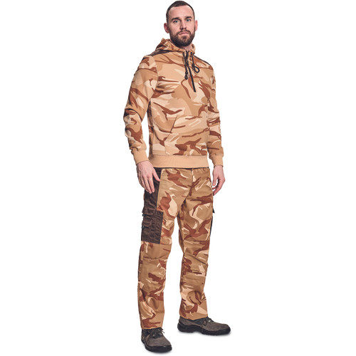 CRAMBE HOODIE terepmintás bézs XS