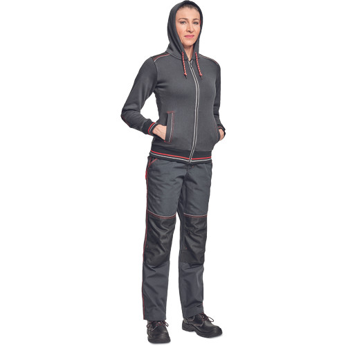 KNOXFIELD LADY kapuc.pulóver ant/pir XS