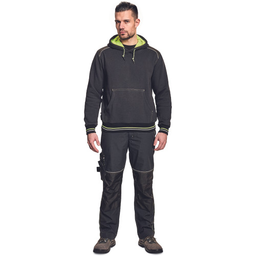 KNOXFIELD HOODIE antracit/sárga  S