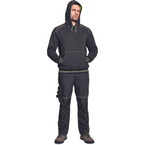 KNOXFIELD HOODIE antracit/sárga  S