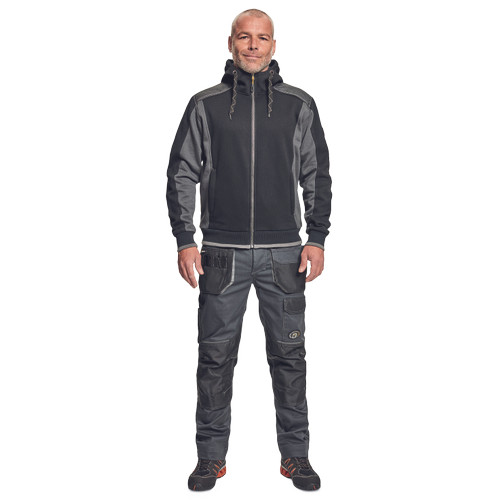 DAYBORO kapucnis kardigán fekete XXL