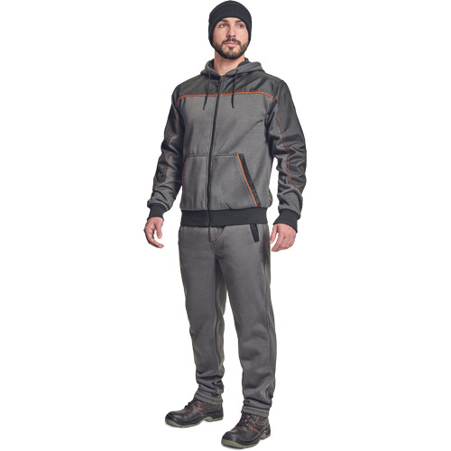 CREMORNE kapucnis kardigán szürke 3XL