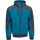 CREMORNE kapucnis kardigán petrol kék L