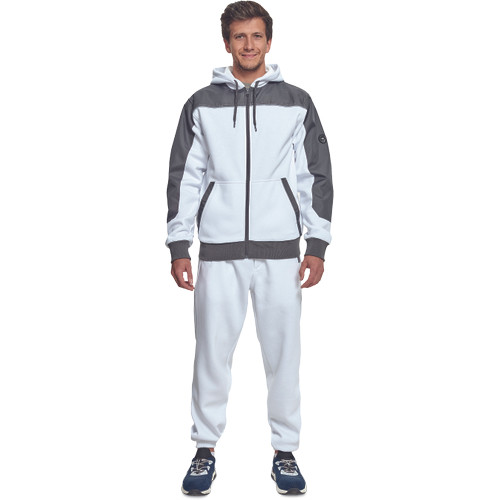 CREMORNE kapucnis kardigán fehér XXL