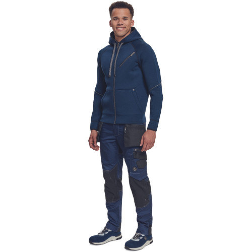 NEURUM kapucnis kardigán navy XS