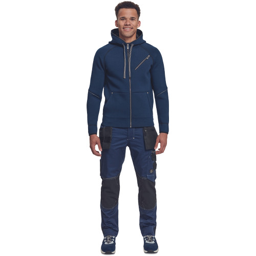 NEURUM kapucnis kardigán navy M