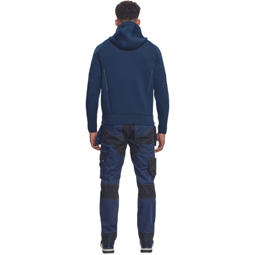 NEURUM kapucnis kardigán navy XL