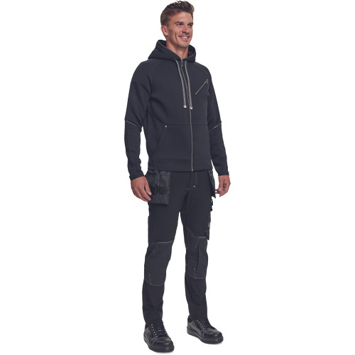 NEURUM kapucnis kardigán fekete XS