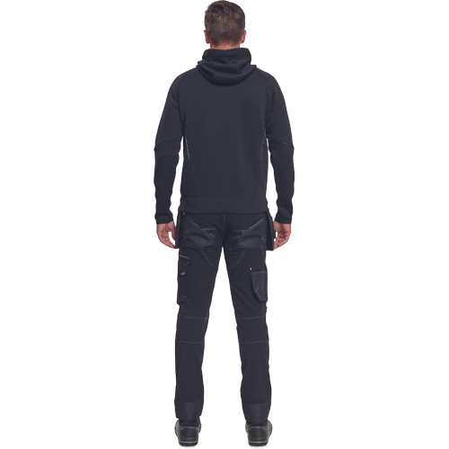 NEURUM kapucnis kardigán fekete XXL