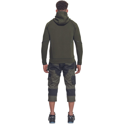 NEURUM kapucnis kardigán söt.olajzöld S