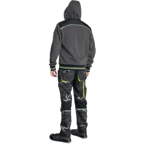 SHELDON kapucnis kardigán antracit S