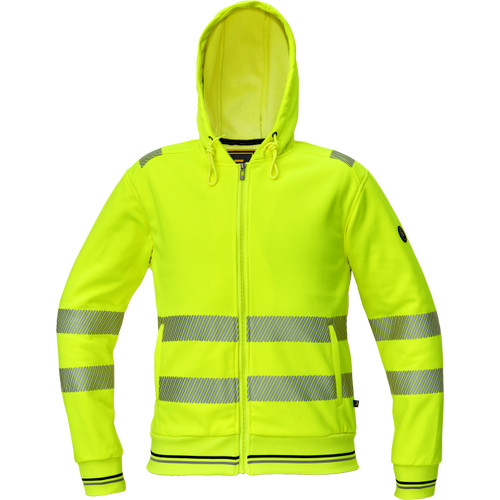 SHELDON HV kapucnis kardigán sárga L