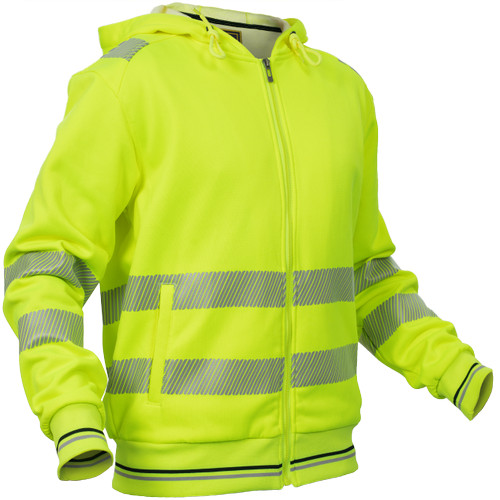 SHELDON HV kapucnis kardigán sárga L