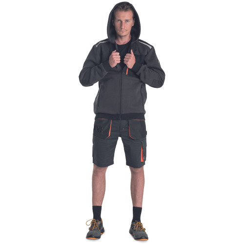 EMERTON STR kapucnis kardigán narancs XS