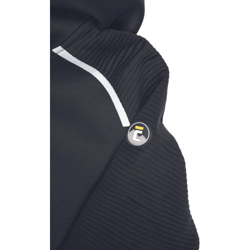 L-SURE CRAIG kapucnis kardigán fekete S