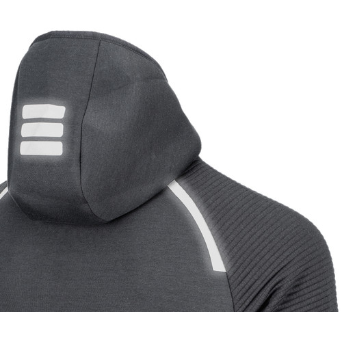 L-SURE CRAIG kapucnis kardigán fekete3XL