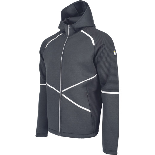 L-SURE CRAIG kapucnis kardigá fekete 4XL