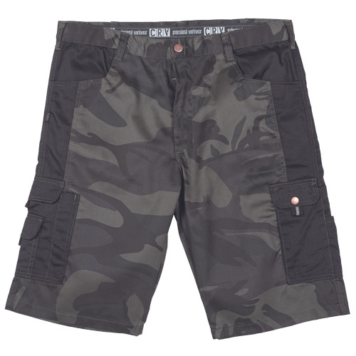 CRAMBE rövidnadrág terepmintás zöld M