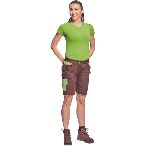 YOWIE rövidnadrág női barna/zöld 34